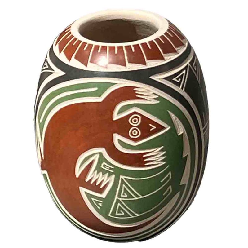 MATA ORTIZ TINY LIZARD CONE POT 2.5 x 2.75