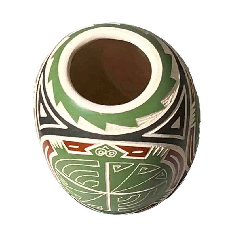 MATA ORTIZ TINY TURTLE CONE POT - 2.5 x 2.75
