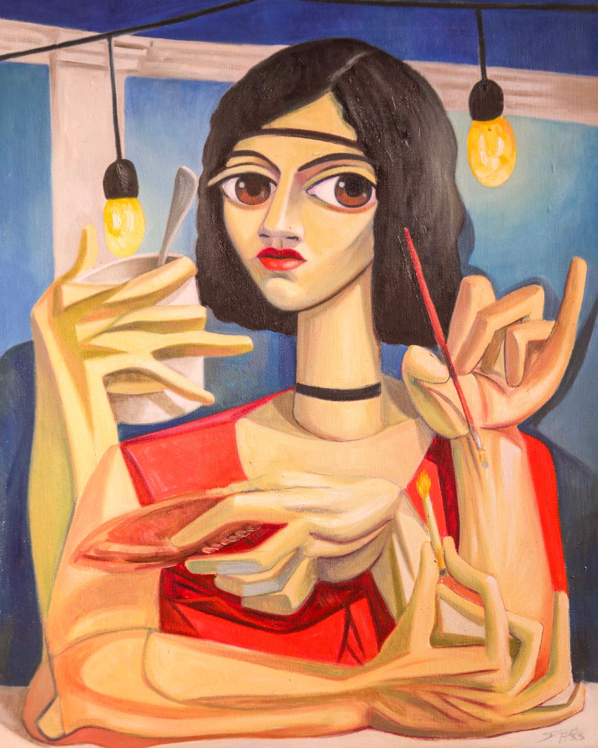 GIRL OF THE NIGHT 26" x 21"