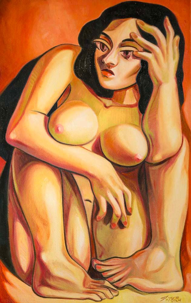 ITALIAN WOMAN 28" x 18"