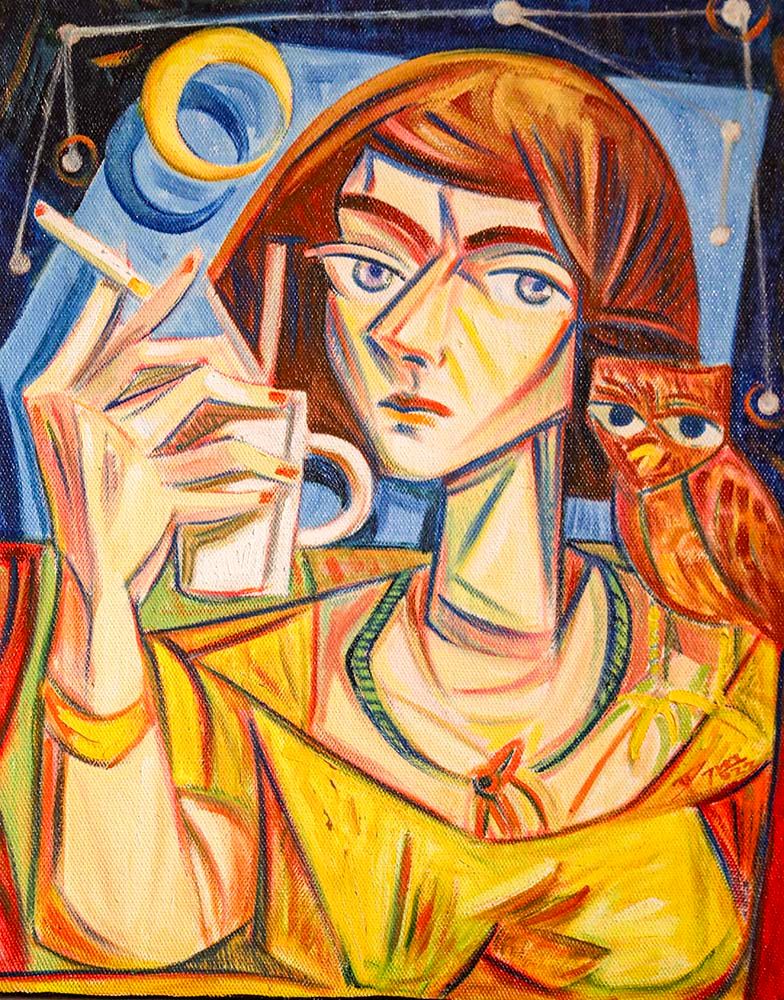 ANIMAL OF THE NIGHT 20" x 16"