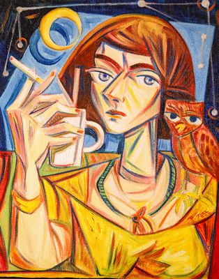 ANIMAL OF THE NIGHT 20" x 16"