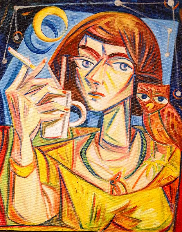 ANIMAL OF THE NIGHT 20" x 16"