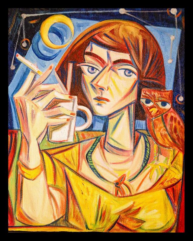 ANIMAL OF THE NIGHT 20" x 16"