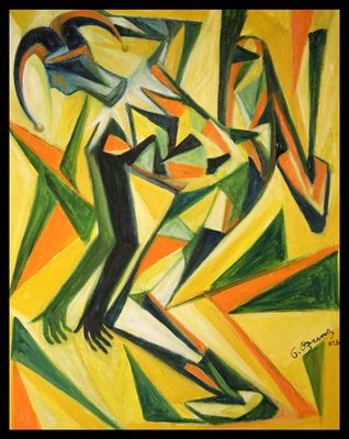 TIGHTROPE WALKER 20" x 16"