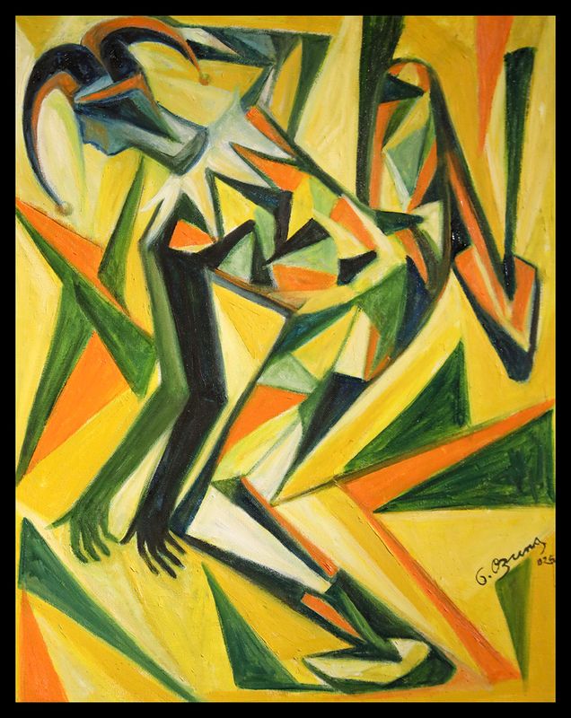 TIGHTROPE WALKER 20" x 16"