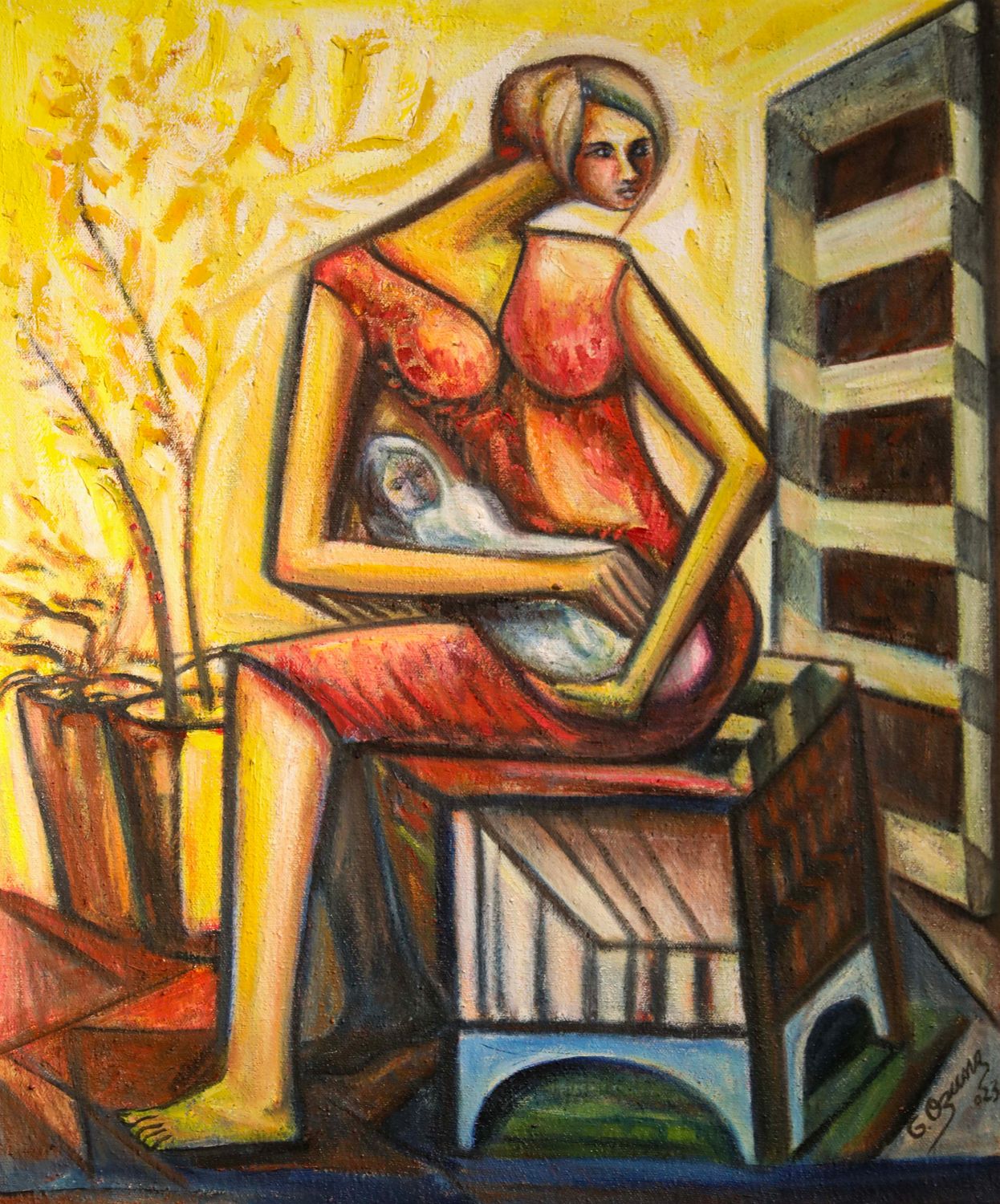 INTERIOR 19.5" x 23.75"