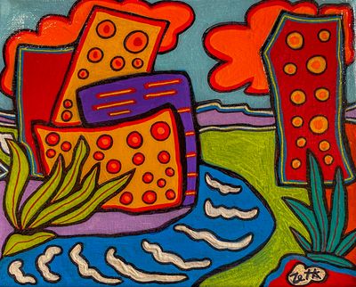 "PAINTED DESERT" 8X10