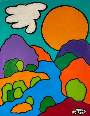 "RIVER BEND" 8X10
