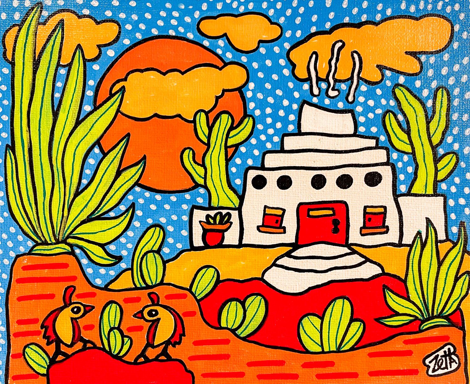 "HACIENDA" 8X10