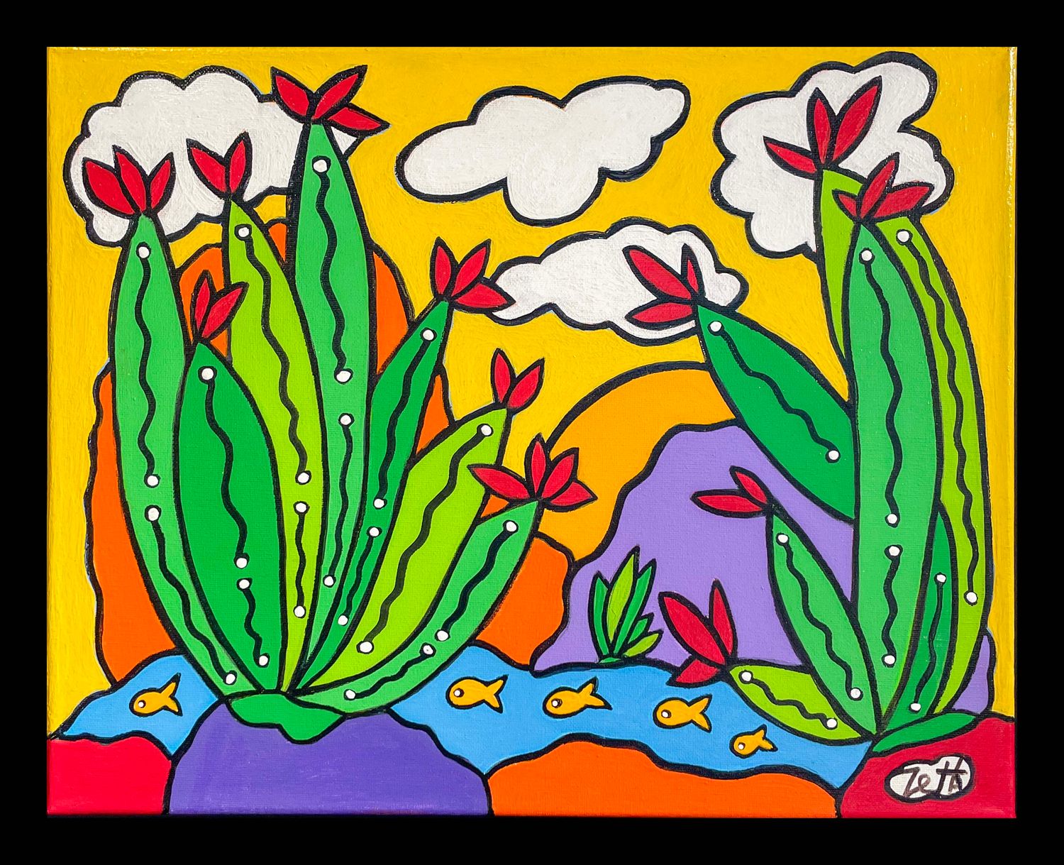 "SPRING RIVER" 16X20