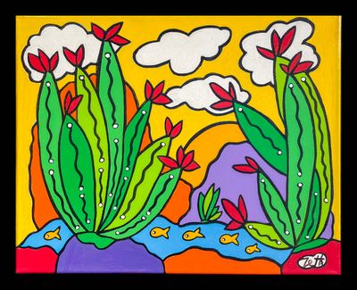 "SPRING RIVER" 16X20