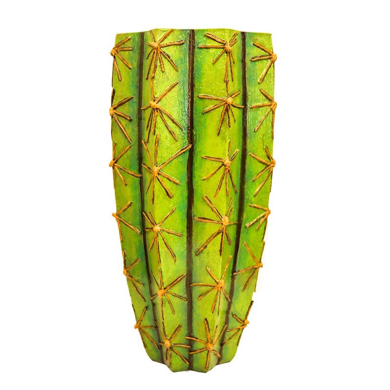 "GOLDEN SAGUARO" Mixed Media Vase