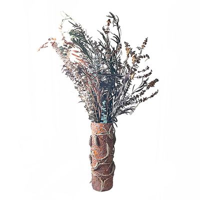 "DESERT CLAWED" Mixed Media Vase