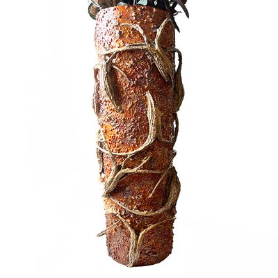 "DESERT CLAWED" Mixed Media Vase