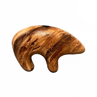 "MINI  BEAR FETISH" Petroglyph Pottery 2x3
