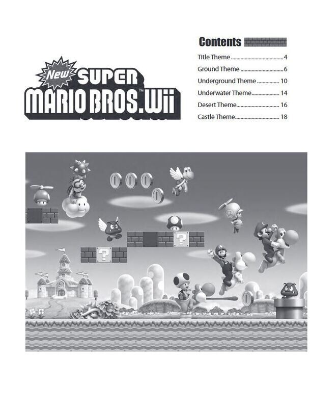 New Super Mario Bros. Wii - Intermediate to Advanced Piano Solos