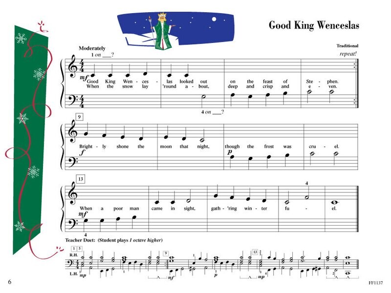 Piano Adventures Christmas, Primer Level