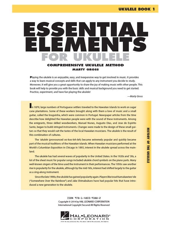 Essential Elements, Book 1 - Ukulele