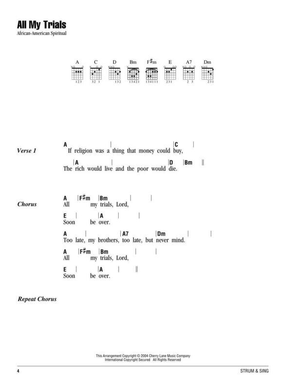 Campfire Folk Songs for Guitar