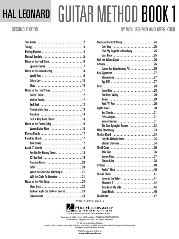 Hal Leonard Guitar Method, Book 1 (Book Only)