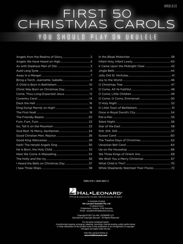 First 50 Christmas Carols You Should Play On Ukulele