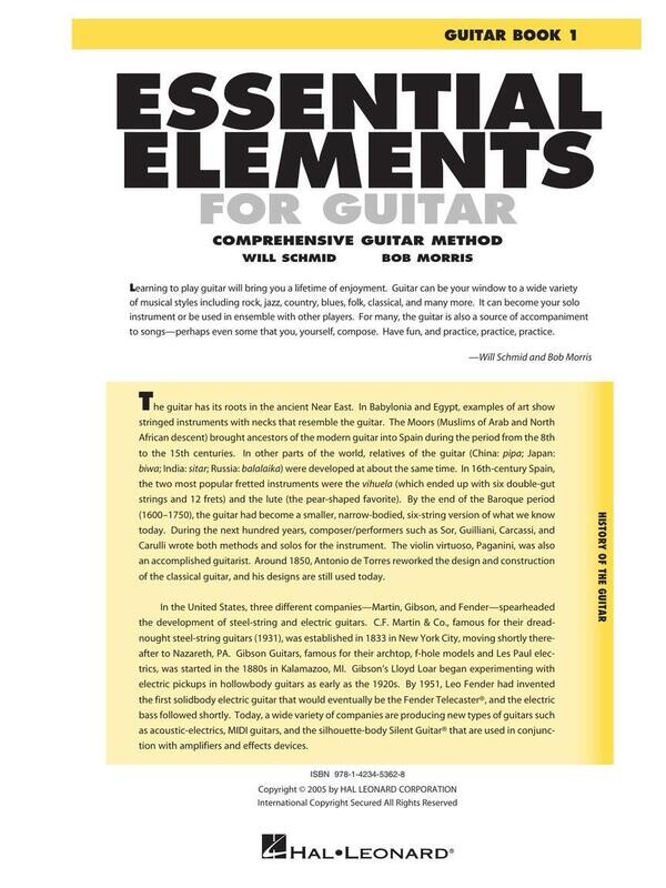 Essential Elements, Book 1 - Guitar