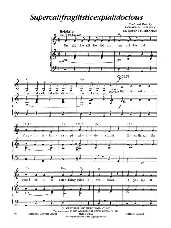 Mary Poppins - Vocal Selections from the Movie