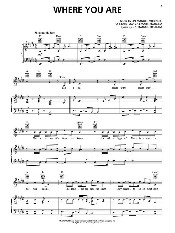 Moana - Music from the Motion Picture Soundtrack PVG