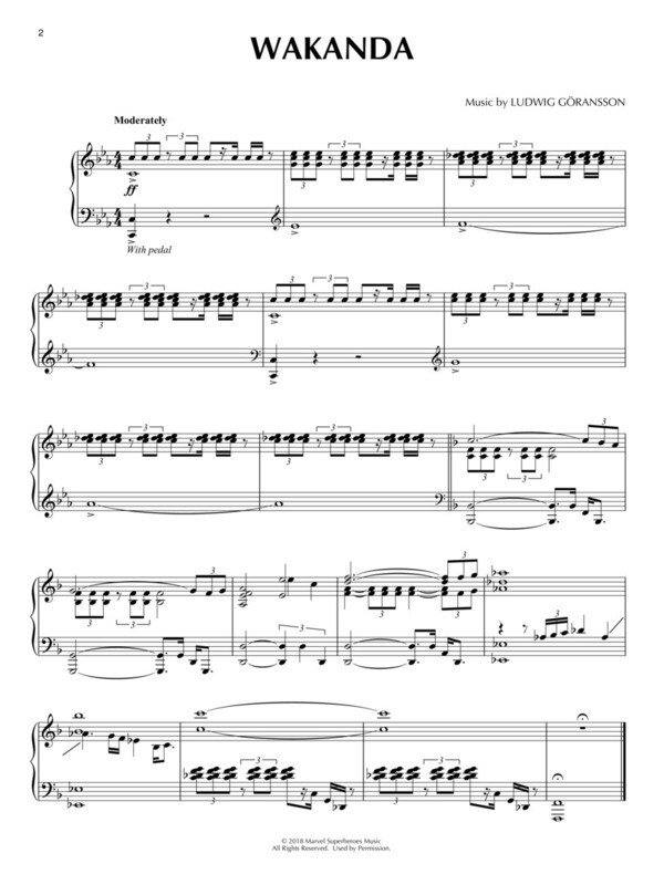Black Panther - Music from the Motion Picture - Piano Solos