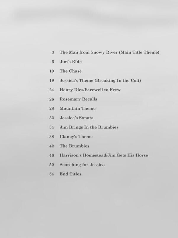 Man From Snowy River - Piano Solos from the Movie