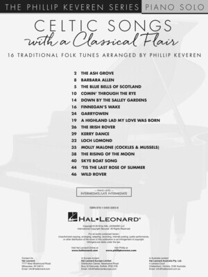 Celtic Songs with a Classical Flair arr. Phillip Keveren