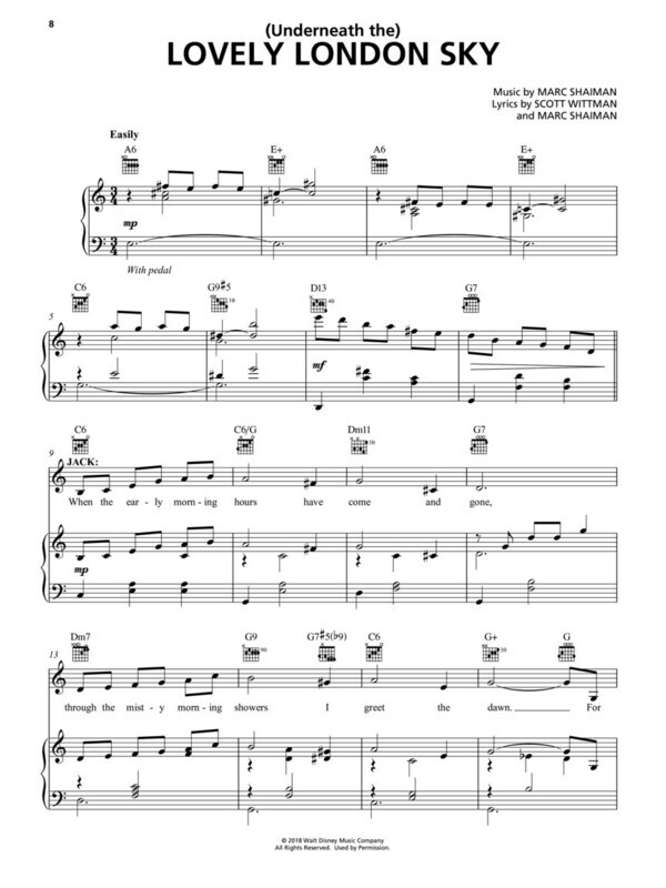 Mary Poppins Returns PVG - Music from the Walt Disney Movie