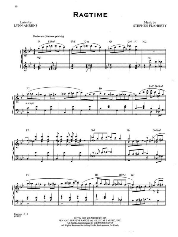 Ragtime the Musical - Vocal Selections