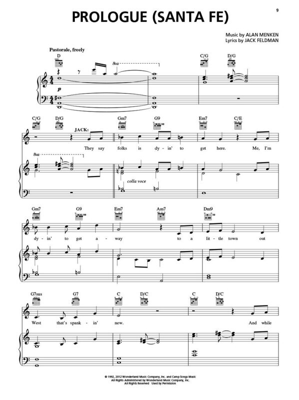 Newsies the Broadway Musical - Piano/Vocal Selections