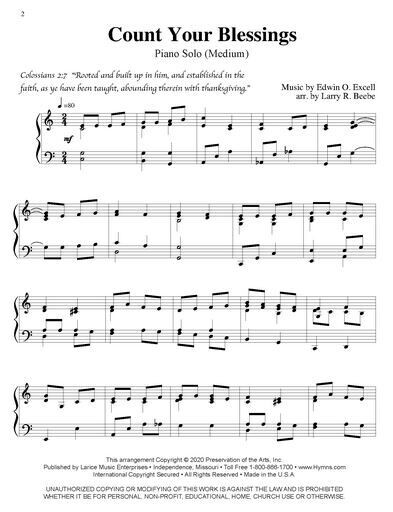 Testimony of Faith, Volume 5 for Piano arr. Larry Beebe