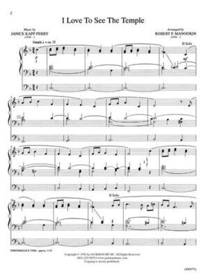 Janice Kapp Perry Favorites for Organ arr. Robert Manookin