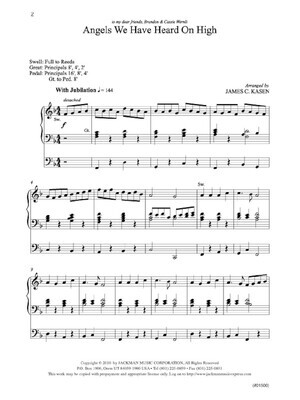 Christmas Organ Postludes, Vol. 1 arr. James C. Kasen