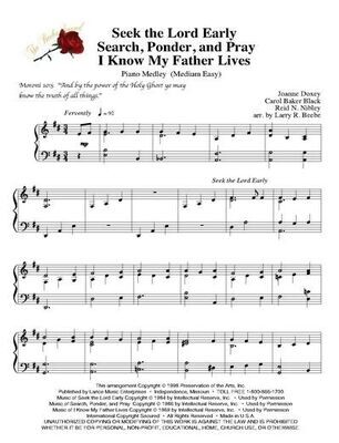 Rhapsody of Hymns, Volume 2 for Piano arr. Larry Beebe