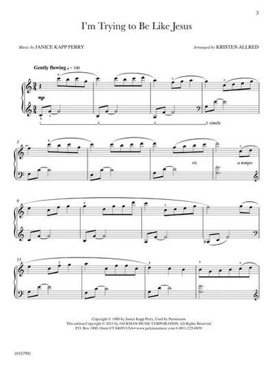 Treasures Vol. 1 - Intermediate LDS Piano Primary Songs arr. Kristen Allred