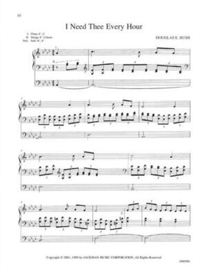 Advanced Organ Hymn Settings Vol. 1 - Douglas E. Bush