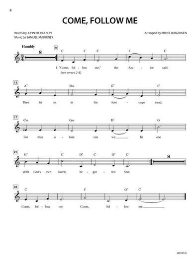 Hymn-Alongs Vol. 1 - arr. Brent Jorgensen - Lead Sheets