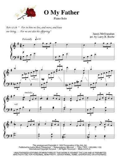 Testimony of Faith, Volume 1 for Piano arr. Larry Beebe