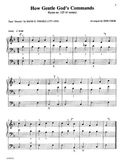 Easy Organ Hymn Settings arr. Don Cook