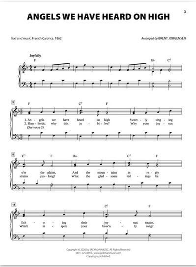 Christmas Hymn-Alongs - arr. Brent Jorgensen - Piano Accompaniment Book