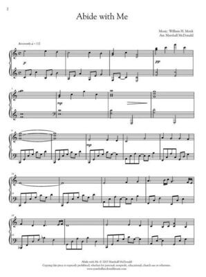 Abide With Me - Hymns for Solo Piano by Marshall McDonald