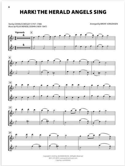 Christmas Hymn-Alongs - arr. Brent Jorgensen - Flute
