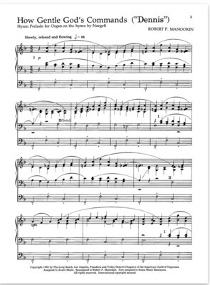 Six Organ Solos arr. Robert Manookin