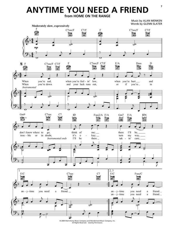 Alan Menken Songbook - 2nd Edition