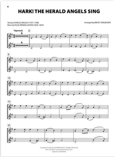 Christmas Hymn-Alongs - arr. Brent Jorgensen - Trumpet